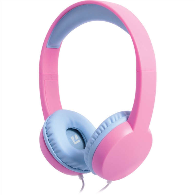 Liquid Ears Kids Wired Headphones Soft Pink Sky Blue/Product Detail/Headphones