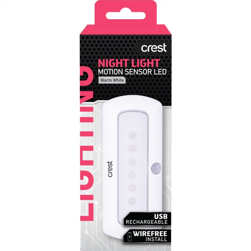 Crest Rechargeable LED Light Compact with Motion Sensor/Product Detail/Lighting