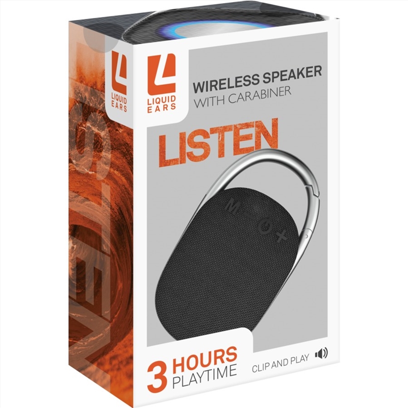 Liquid Ears Portable Wireless Speaker With Carabiner/Product Detail/Speakers