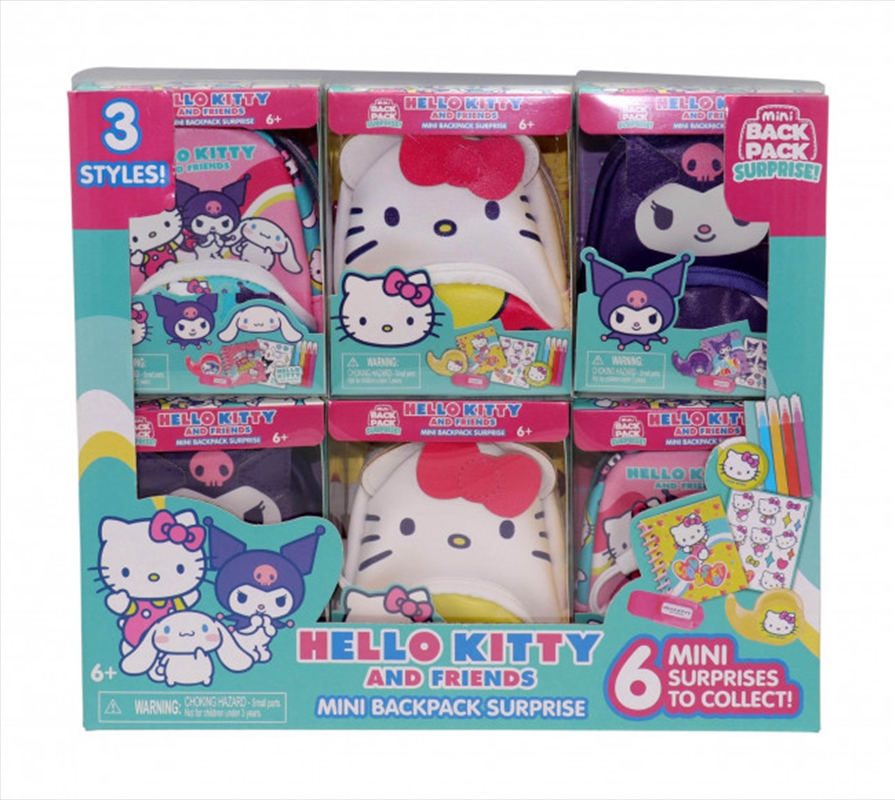 Hello Kitty & Friends Mini Backpack Surprise Assortment (SENT AT RANDOM)/Product Detail/Toys