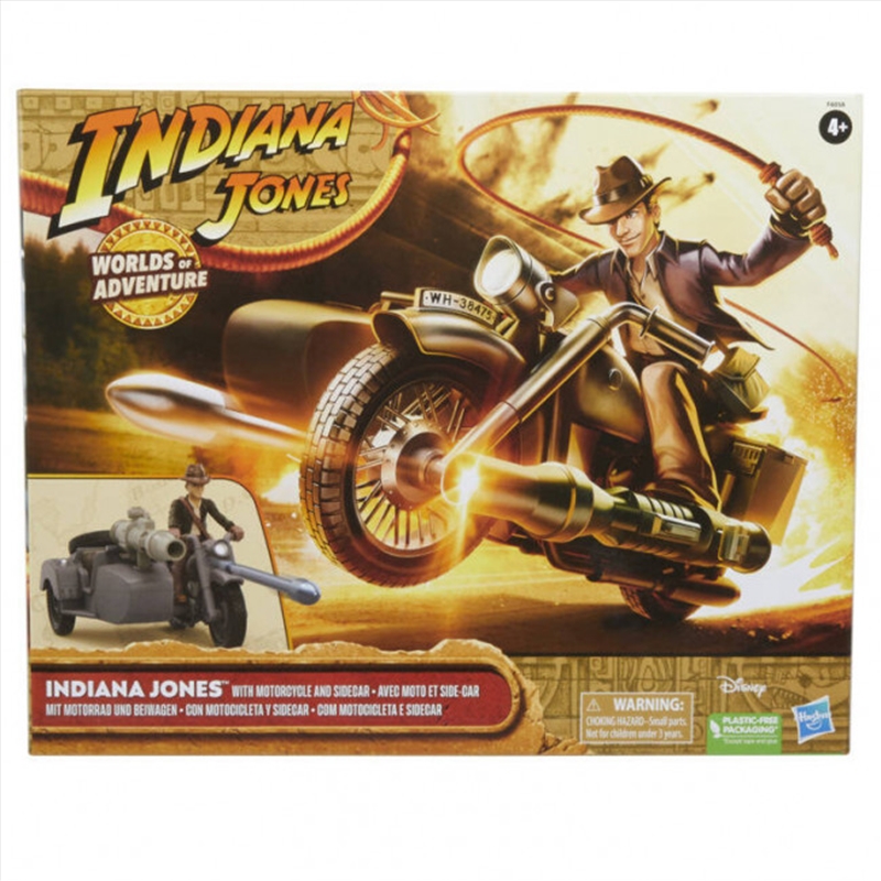 Indiana Jones Worlds of Adventure: Indiana Jones with Motorcycle and Sidecar/Product Detail/Toys