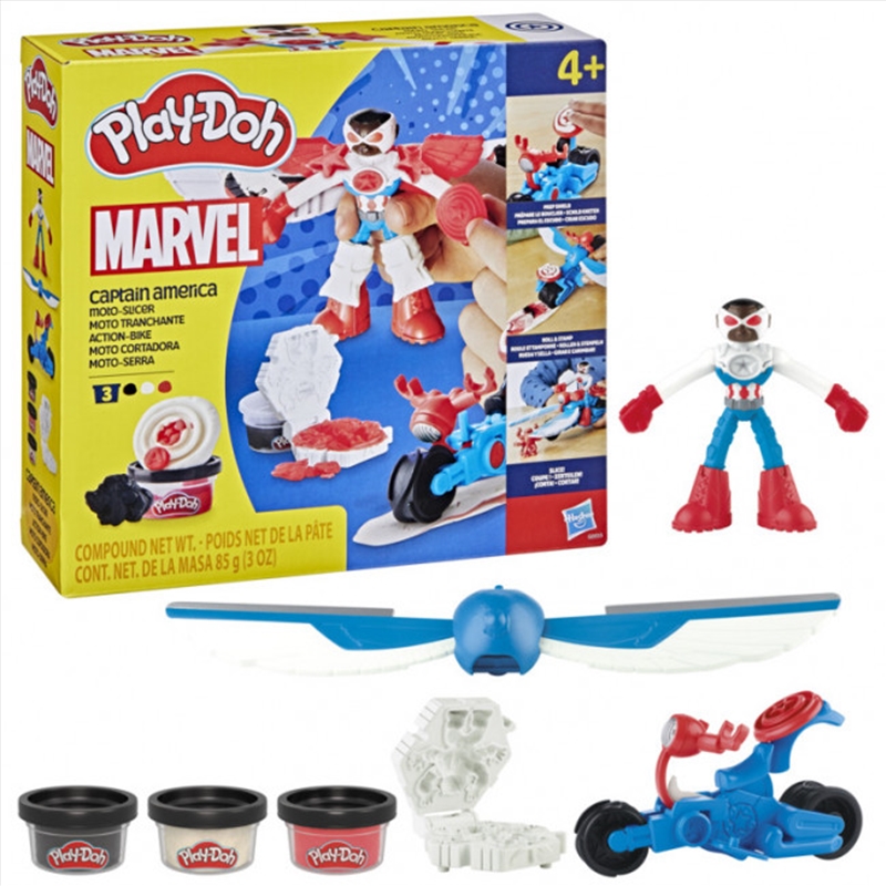 Play-Doh Marvel Captain America Moto-Slicer Playset/Product Detail/Toys