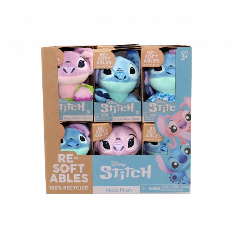 Resoftables Disney Stitch Micro Plush Assortment (SENT AT RANDOM)/Product Detail/Toys