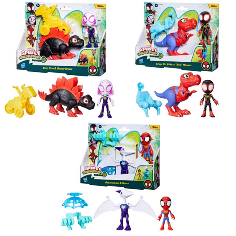 Spidey and His Amazing Friends: Hero Dino Webs Assortment 2 (SENT AT RANDOM)/Product Detail/Toys