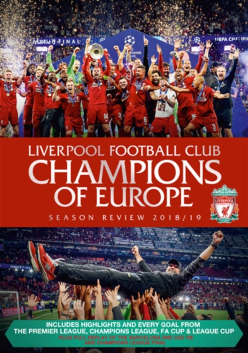 Liverpool Football Club Champions Of Europe Season Review 2018/19 (REGION 2)/Product Detail/Sport