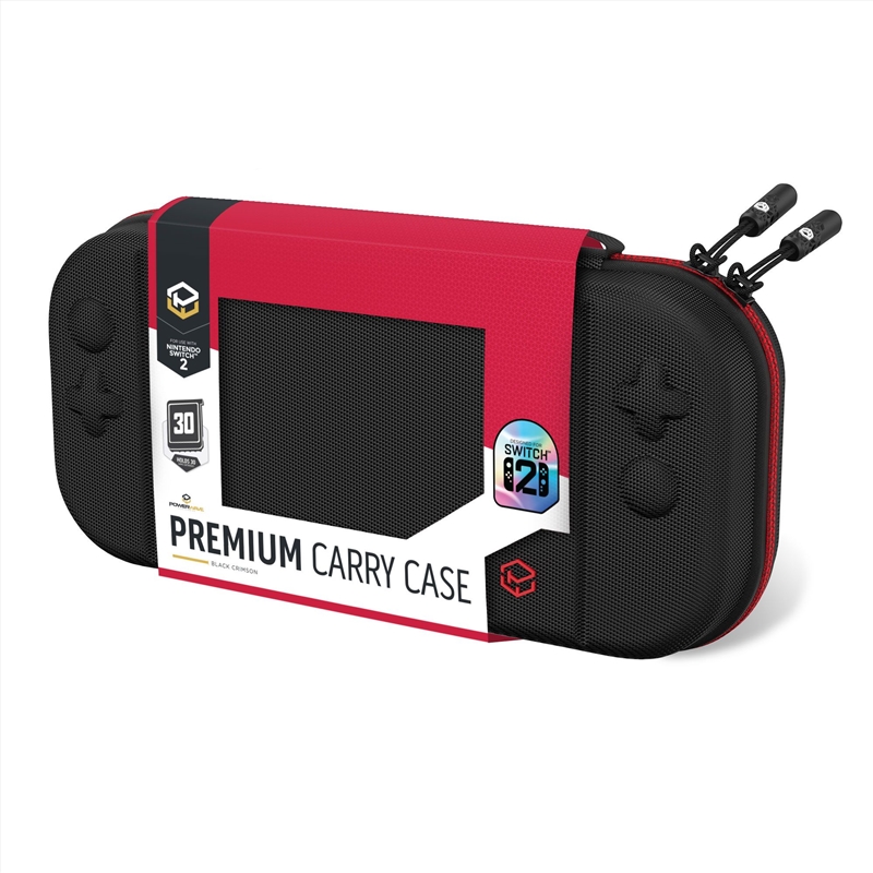 Powerwave Premium Carry Case Black Crimson for Nintendo Switch 2/Product Detail/Consoles & Accessories