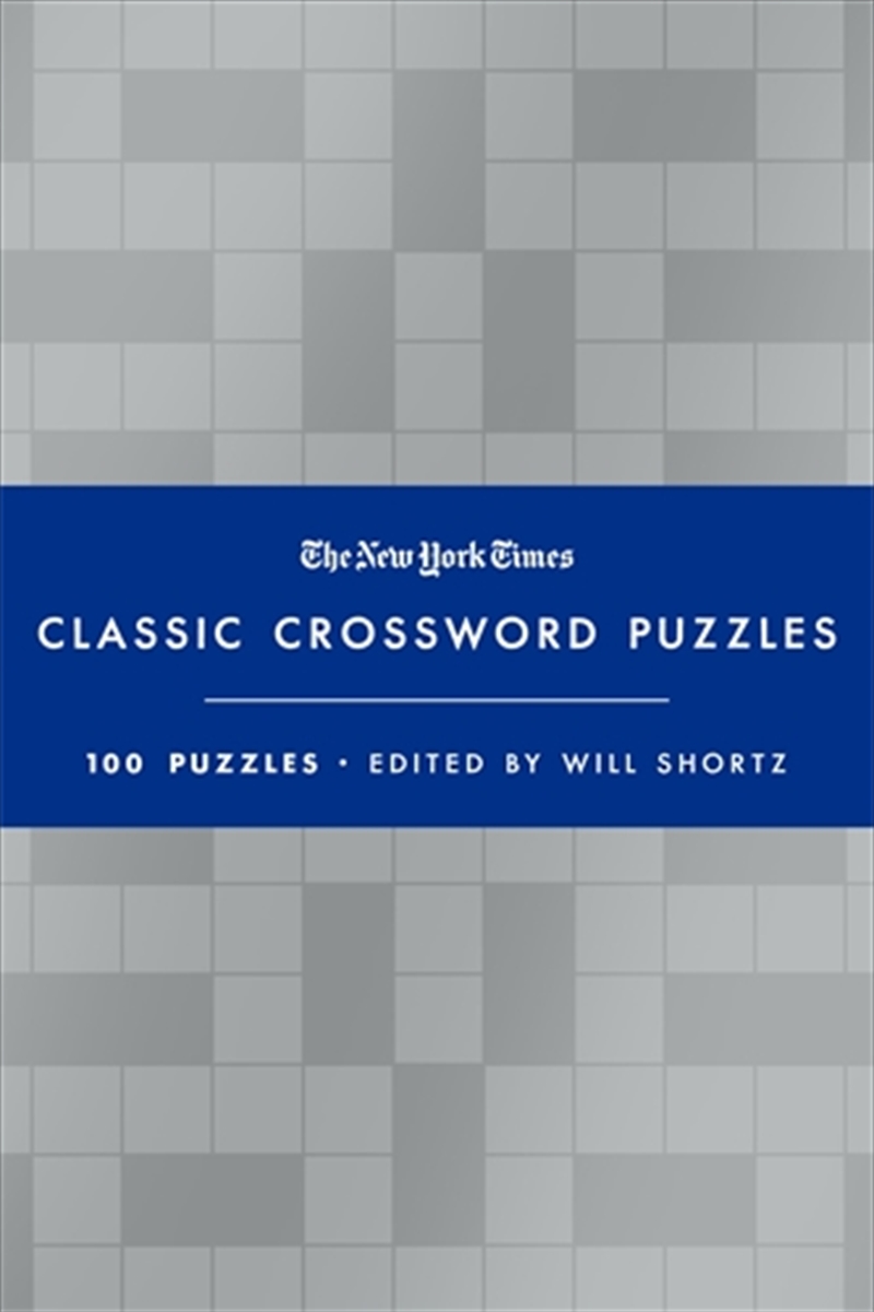 The New York Times Classic Crossword Puzzles (Blue and Silver)/Product Detail/Adults Activity Books