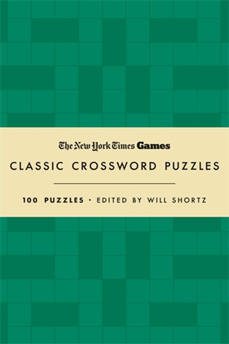 New York Times Games Classic Crossword Puzzles (Forest Green and Cream)/Product Detail/Adults Activity Books