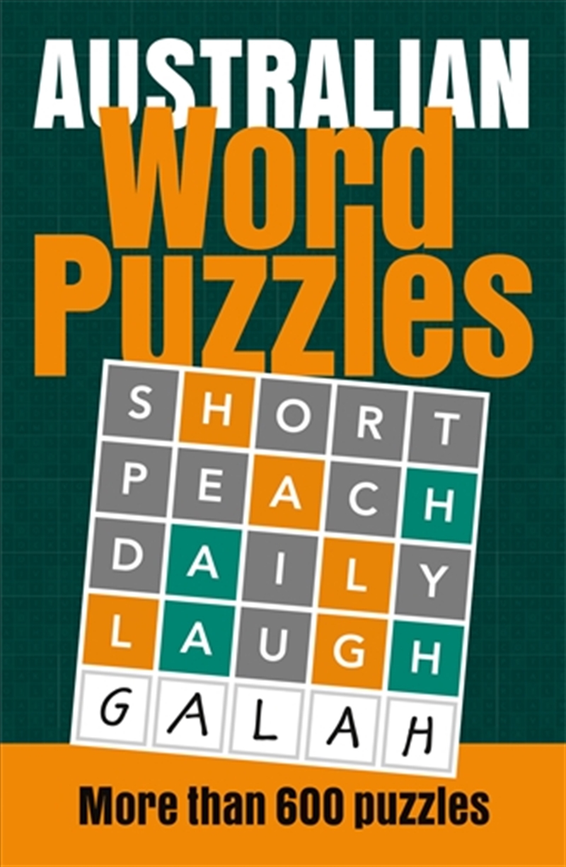 Australian Word Puzzles/Product Detail/Adults Activity Books