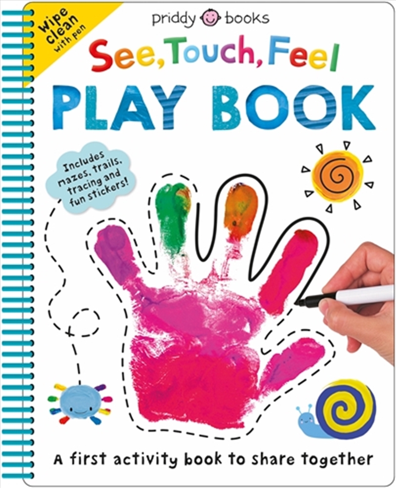 See Touch Feel Play Book: Wipe and Clean Spiral/Product Detail/Early Childhood Fiction Books