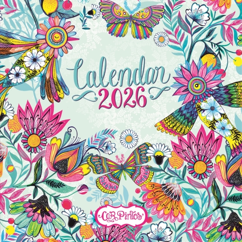 Car Pintos Square Wall Calendar 2026/Product Detail/Calendars & Diaries