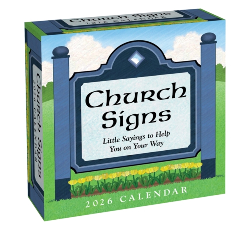 Church Signs 2026 Day-To-Day Calendar : Little Sayings To Help You On Your Way/Product Detail/Calendars & Diaries