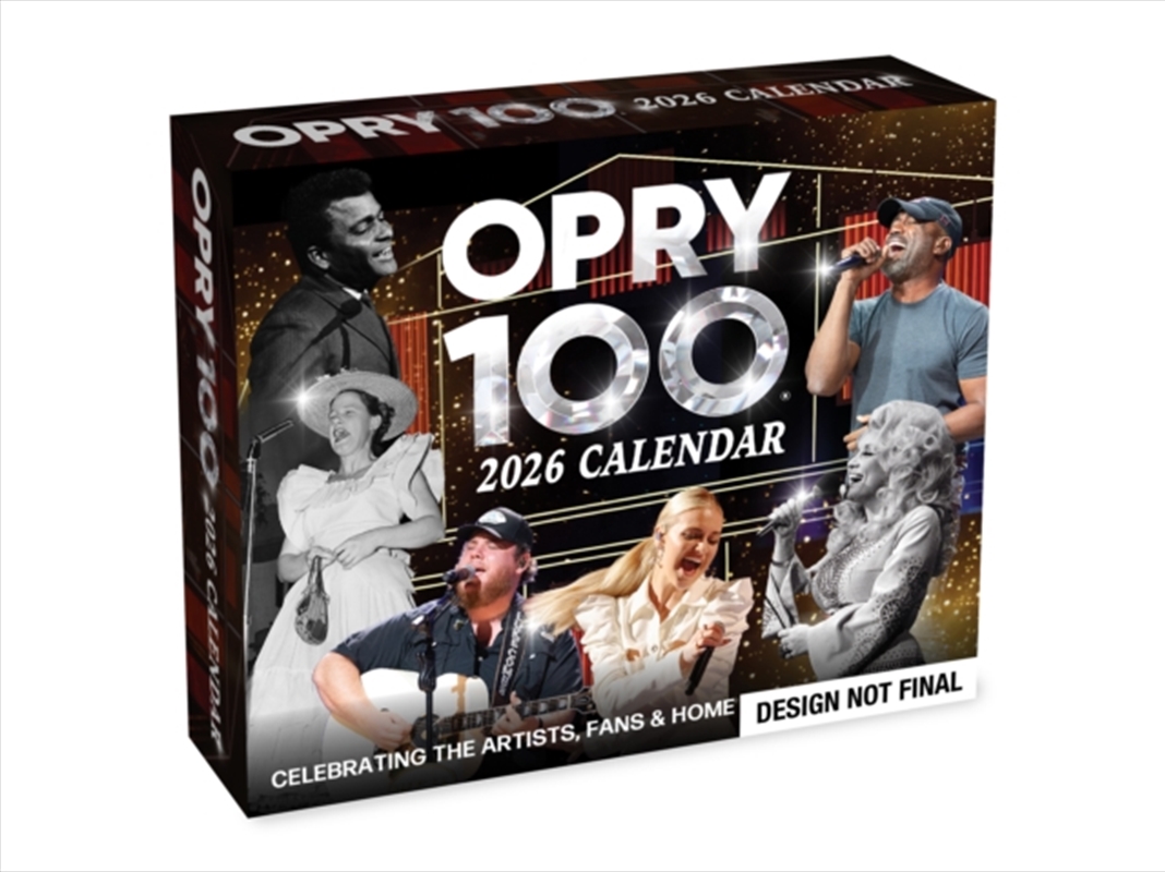 Grand Ole Opry 2026 Day-To-Day Calendar/Product Detail/Calendars & Diaries