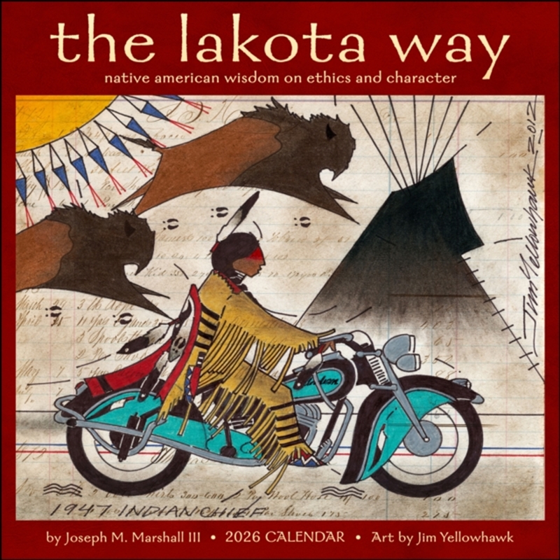 Lakota Way 2026 Wall Calendar : Native American Wisdom On Ethics And Character/Product Detail/Calendars & Diaries