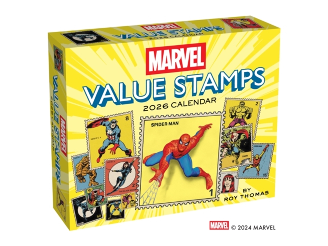 Marvel Value Stamps 2026 Day-To-Day Calendar/Product Detail/Calendars & Diaries