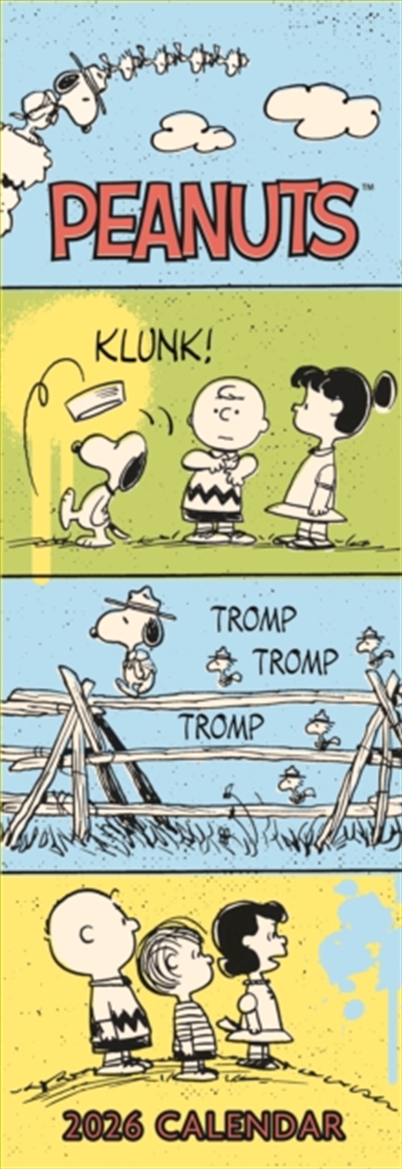 Peanuts Slim Calendar 2026/Product Detail/Calendars & Diaries