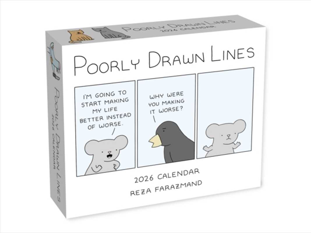 Poorly Drawn Lines 2026 Day-To-Day Calendar/Product Detail/Calendars & Diaries