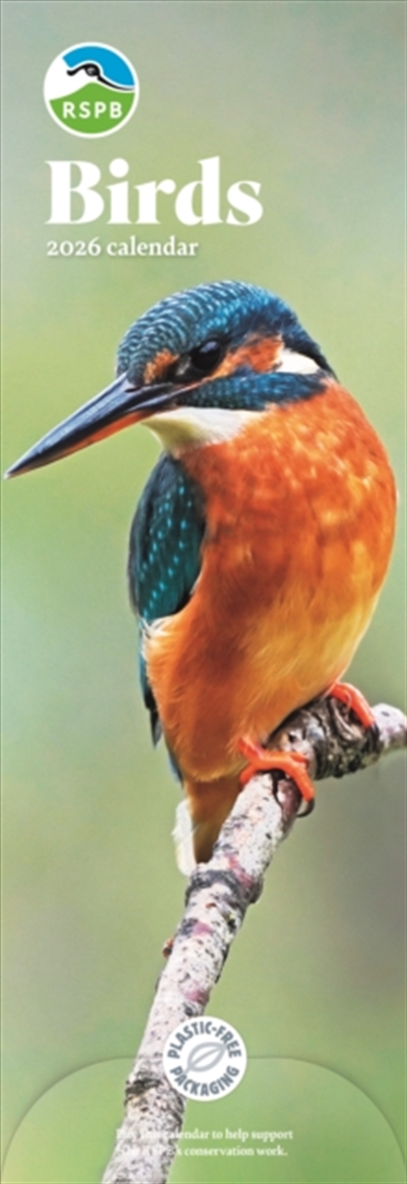Rspb Birds Slim Calendar 2026/Product Detail/Calendars & Diaries