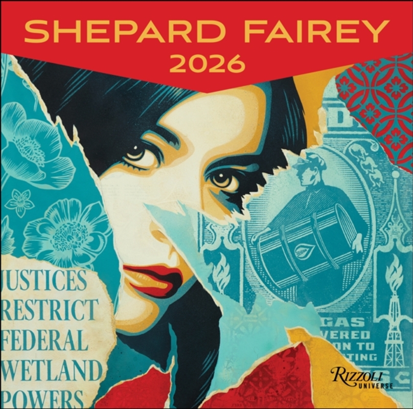 Shepard Fairey 2026 Wall Calendar/Product Detail/Calendars & Diaries