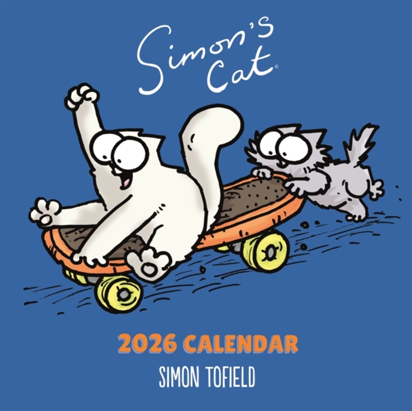 Simons Cat Square Wall Calendar 2026/Product Detail/Calendars & Diaries