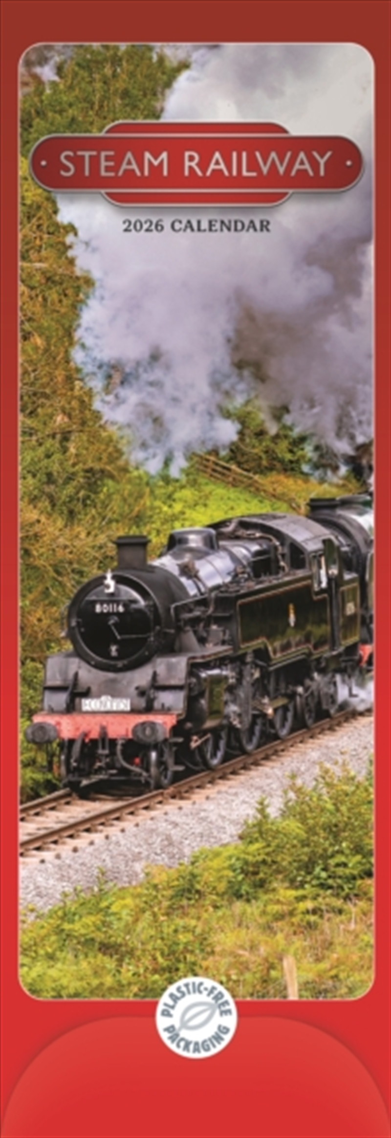 Steam Railway Slim Calendar 2026/Product Detail/Calendars & Diaries