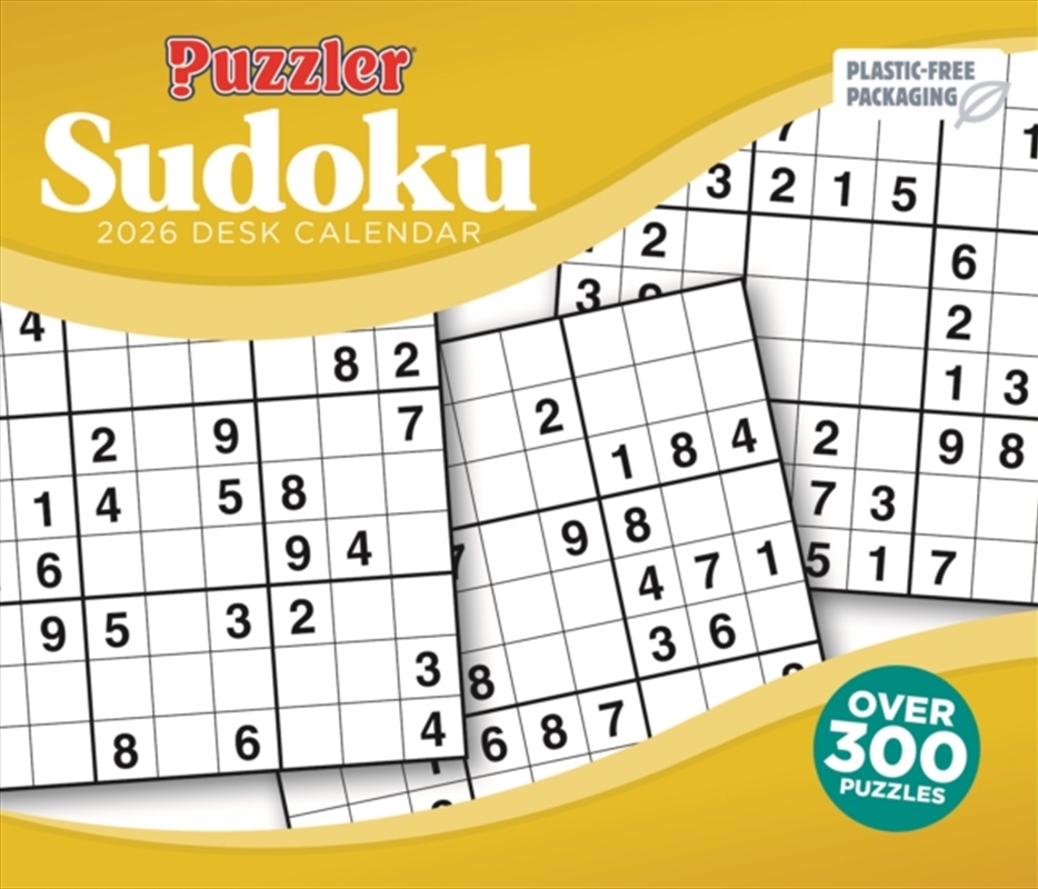 Sudoku Puzzler Box Calendar 2026/Product Detail/Calendars & Diaries