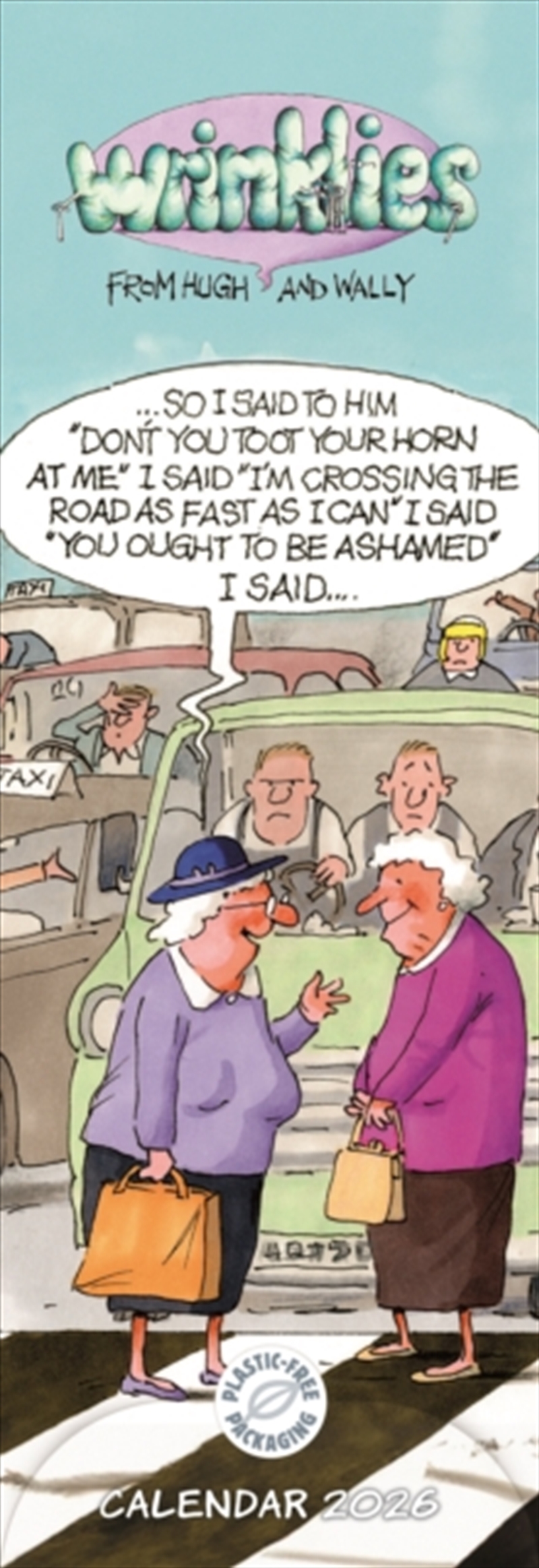 Wrinklies Slim Calendar 2026/Product Detail/Calendars & Diaries