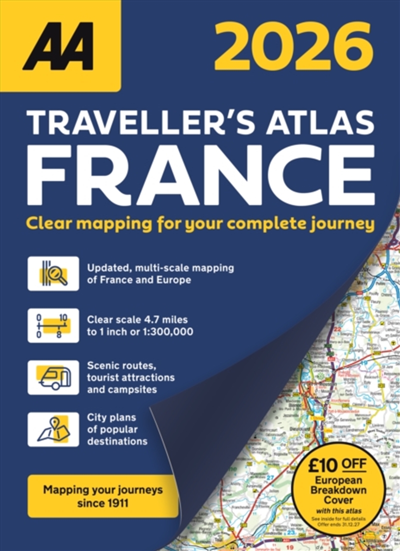 Aa Traveller’S Atlas France 2026/Product Detail/Geography