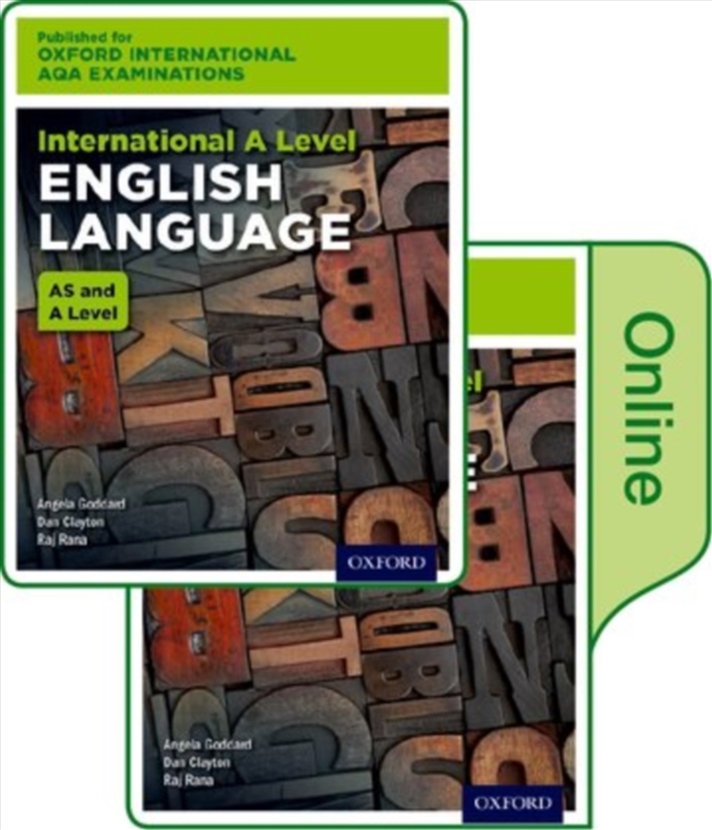 Oxfordaqa International A-Level English Language (9670): Print & Online Textbook Pack/Product Detail/Teaching