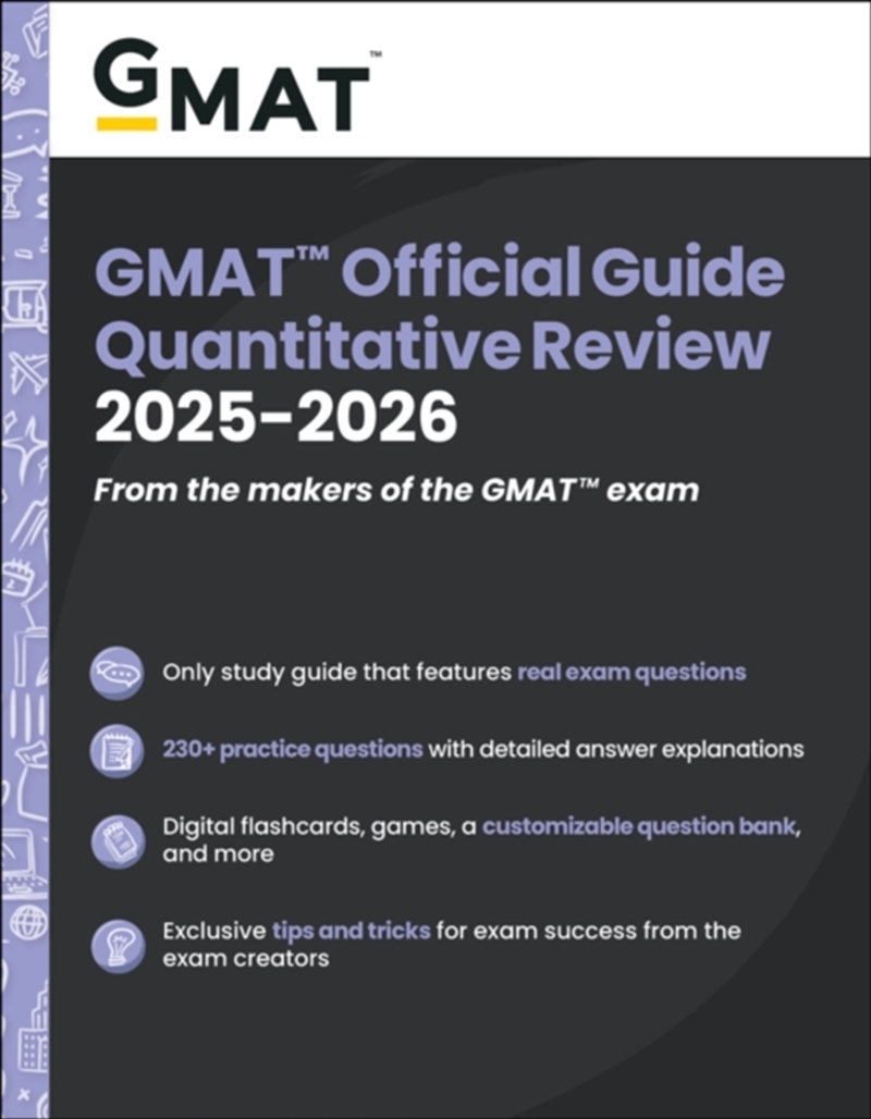 Gmat Official Guide Quantitative Review 2025-2026: Book + Online Question Bank/Product Detail/Business Leadership & Management