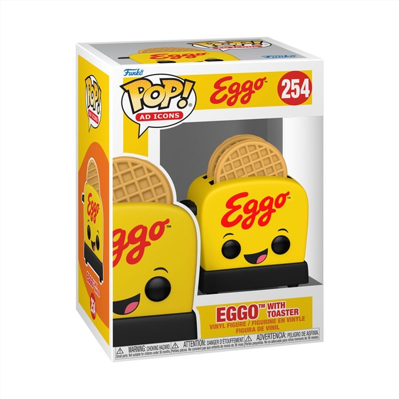Ad Icons: Kelloggs - Eggo with Toaster Pop! Vinyl/Product Detail/Standard Pop Vinyl