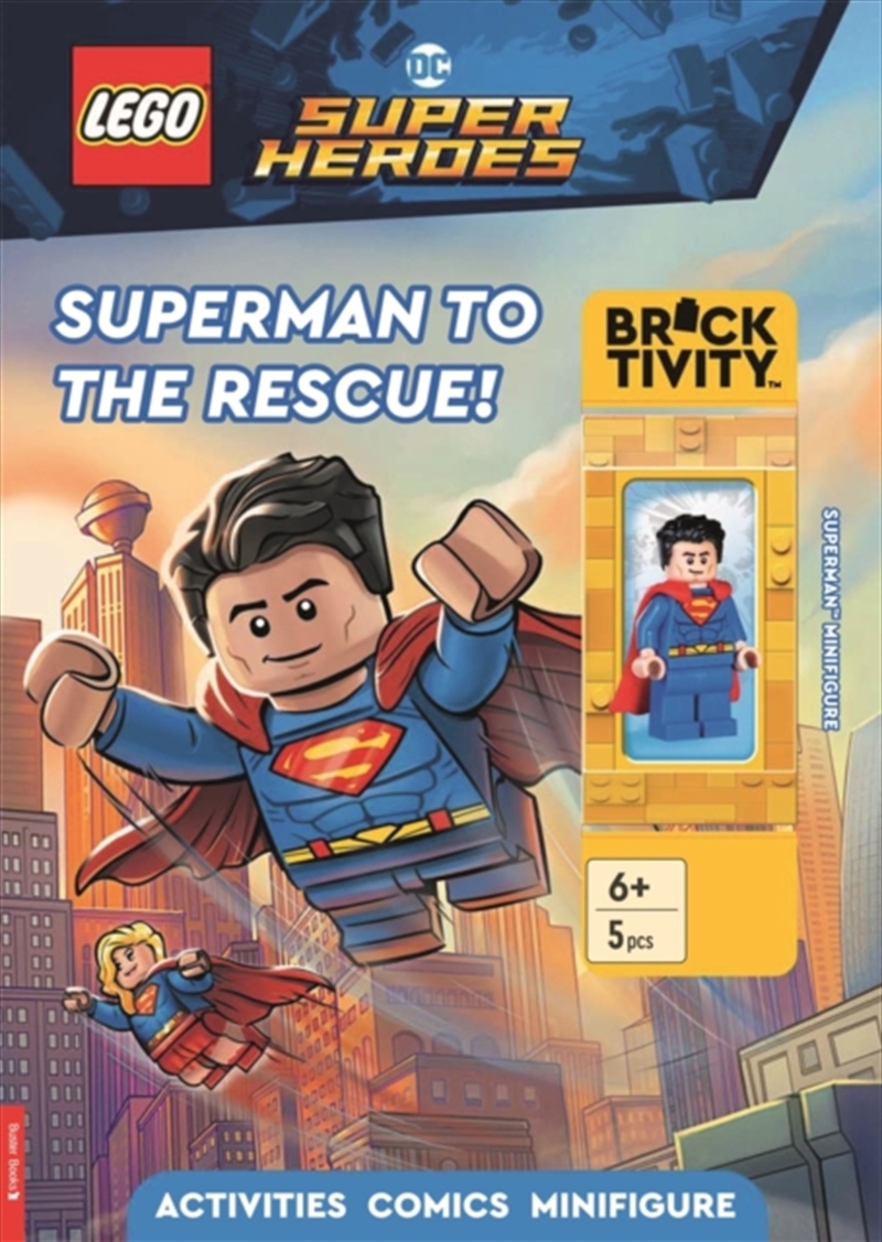 Lego Dc Super Heroes: Superman To The Rescue Activity Book (With Superman™ Minifigure)/Product Detail/Kids Activity Books