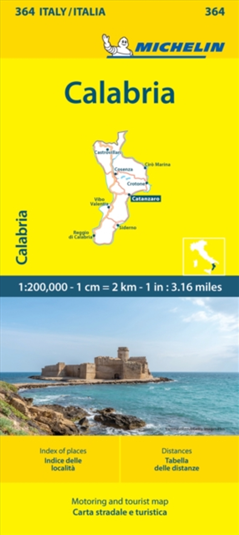 Calabria - Michelin Local Map 364/Product Detail/Geography