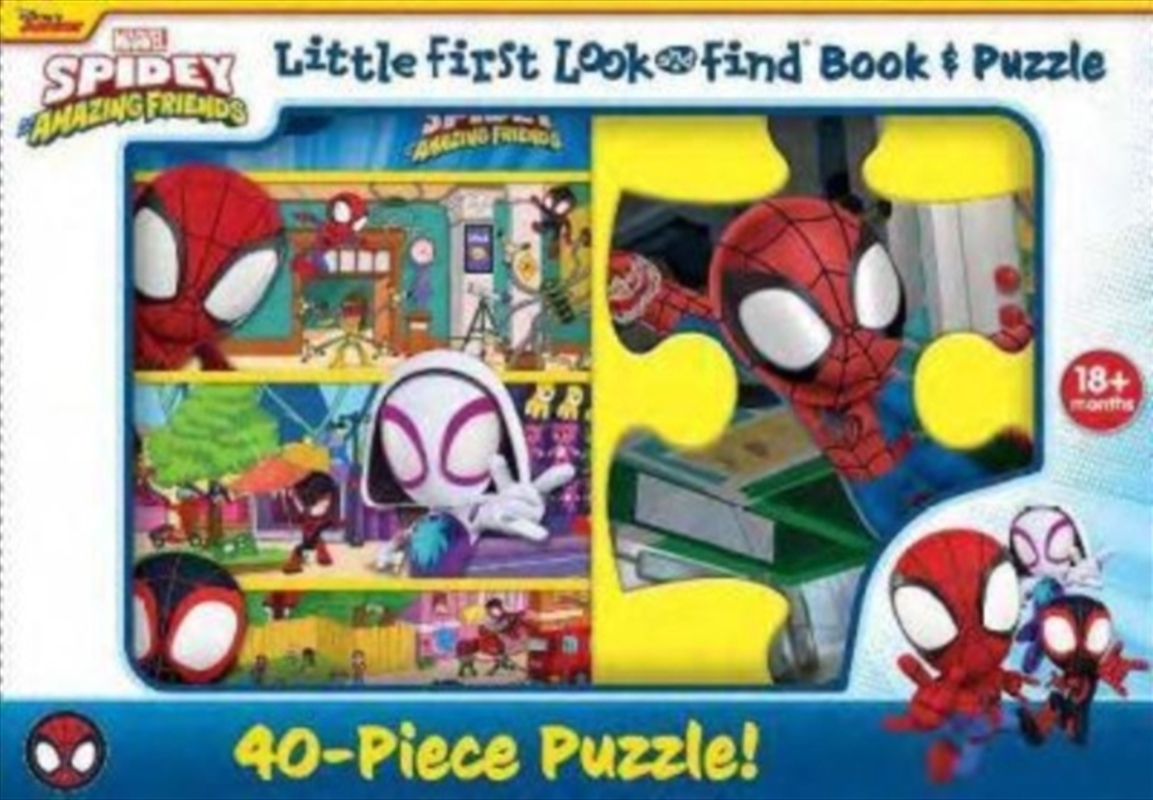 Disney Junior Marvel Spidey And His Amazing Friends: Little First Look And Find Book & Puzzle/Product Detail/Early Childhood Fiction Books