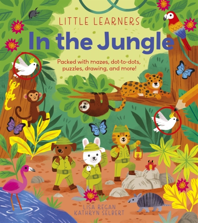 Little Learners: In The Jungle: Packed With Mazes, Dot-To-Dots, Puzzles, Drawing, And More!/Product Detail/Kids Activity Books