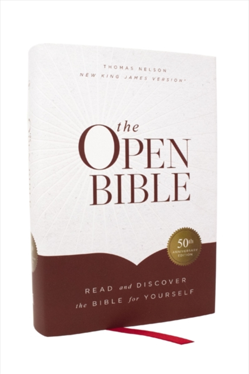 The Open Bible: Read And Discover The Bible For Yourself (Nkjv, Hardcover, Red Letter, Comfort Print/Product Detail/Religion & Beliefs