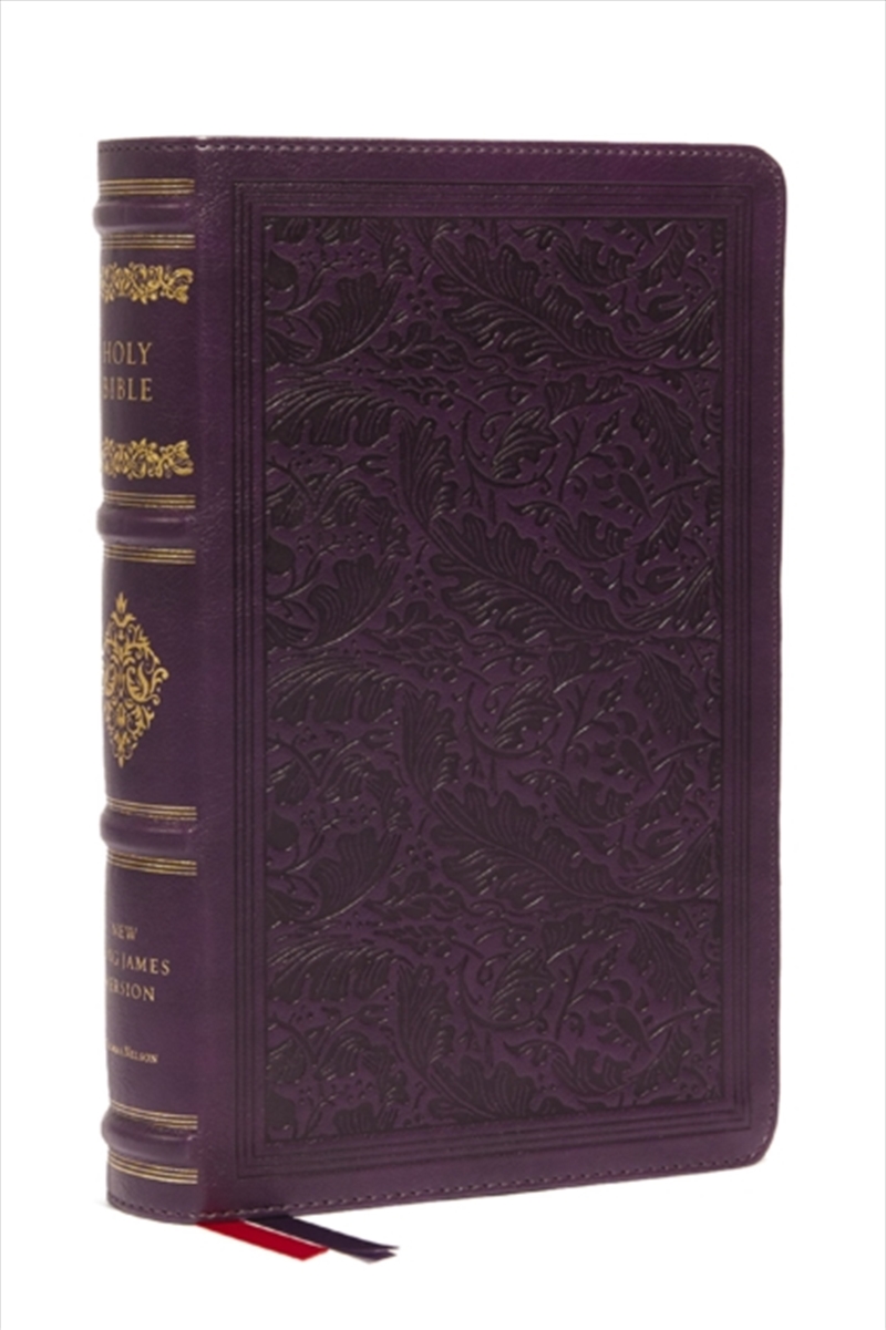 Nkjv Large Print Reference Bible, Purple Leathersoft, Red Letter, Comfort Print (Sovereign Collectio/Product Detail/Religion & Beliefs