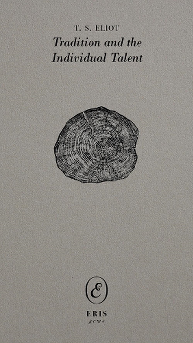 Tradition And The Individual Talent/Product Detail/Literature & Poetry