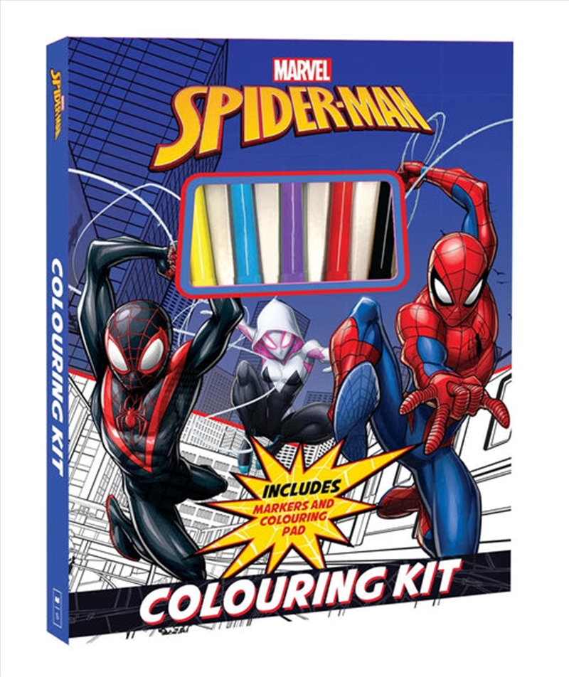 Spider-Man: Colouring Kit (Marvel)/Product Detail/Kids Colouring
