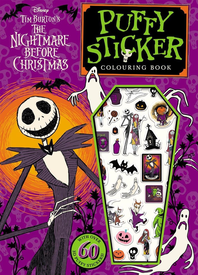 Nightmare Before Christmas: Puffy Sticker Colouring Book (Disney)/Product Detail/Kids Activity Books
