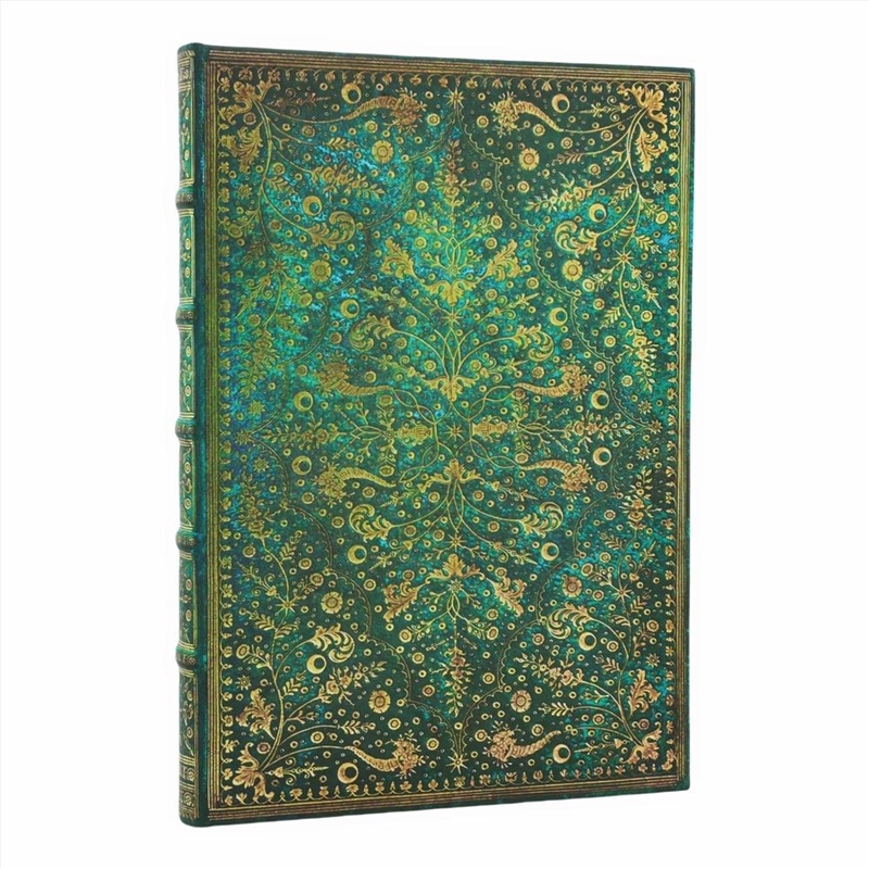 Emerald Flower (Nature s Grace) Grande Lined Hardcover Journal (Elastic Band Closure)/Product Detail/Stationery