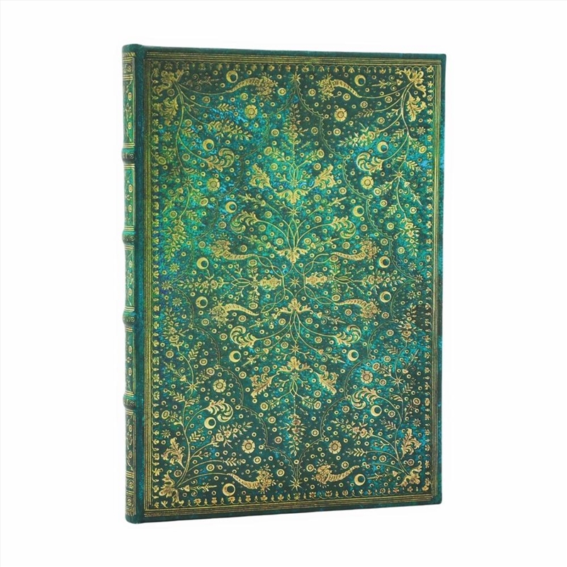Emerald Flower (Nature s Grace) Midi Unlined Hardcover Journal (Elastic Band Closure)/Product Detail/Stationery