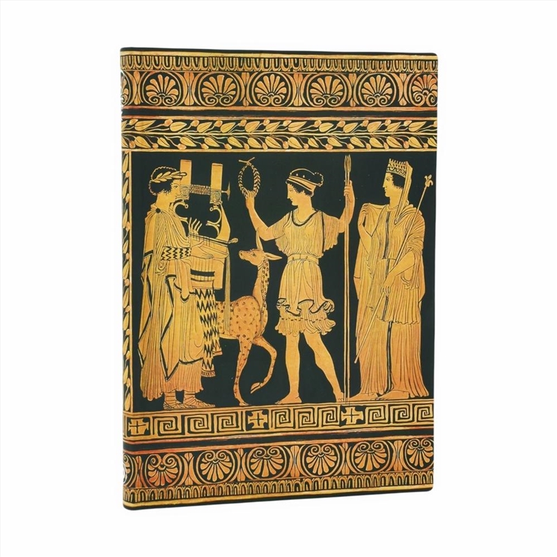 Gathering of Deities (Ancient Greek Pottery) Midi Unlined Softcover Flexi Journal (Elastic Band Clos/Product Detail/Stationery