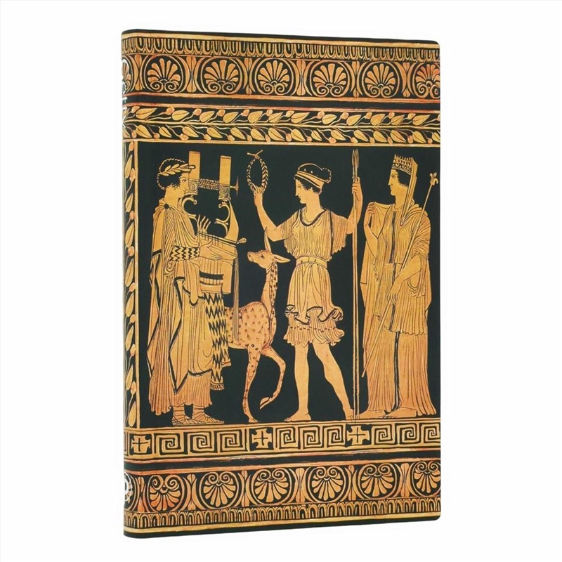 Gathering of Deities (Ancient Greek Pottery) Mini Lined Softcover Flexi Journal (Elastic Band Closur/Product Detail/Stationery