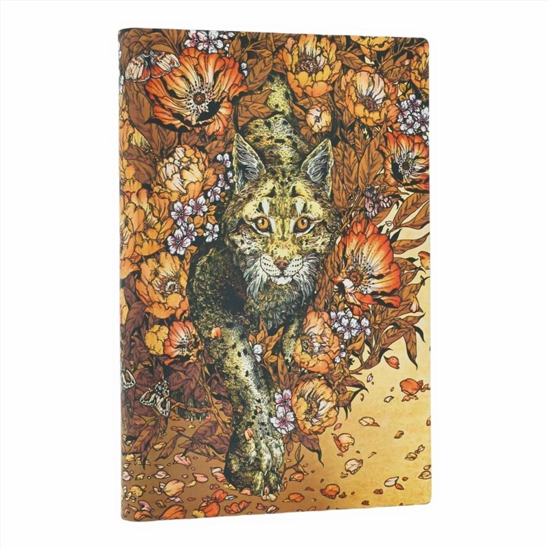 Lynx Rising (Erica Williams Art) Mini Lined Softcover Flexi Journal (Elastic Band Closure)/Product Detail/Stationery