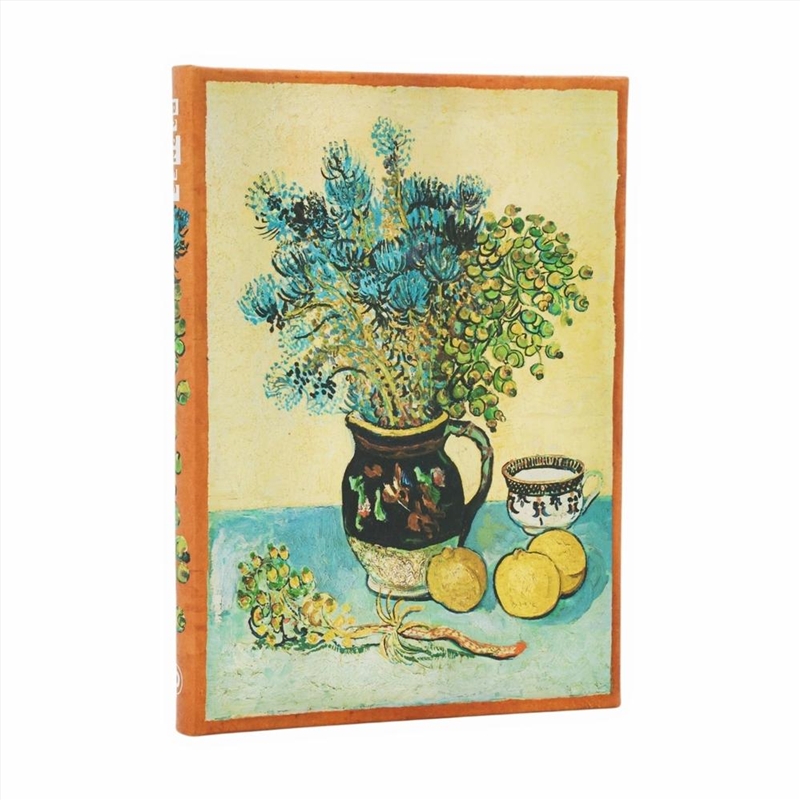 Van Gogh s Still Life Midi Lined Hardcover Journal (Elastic Band Closure)/Product Detail/Stationery