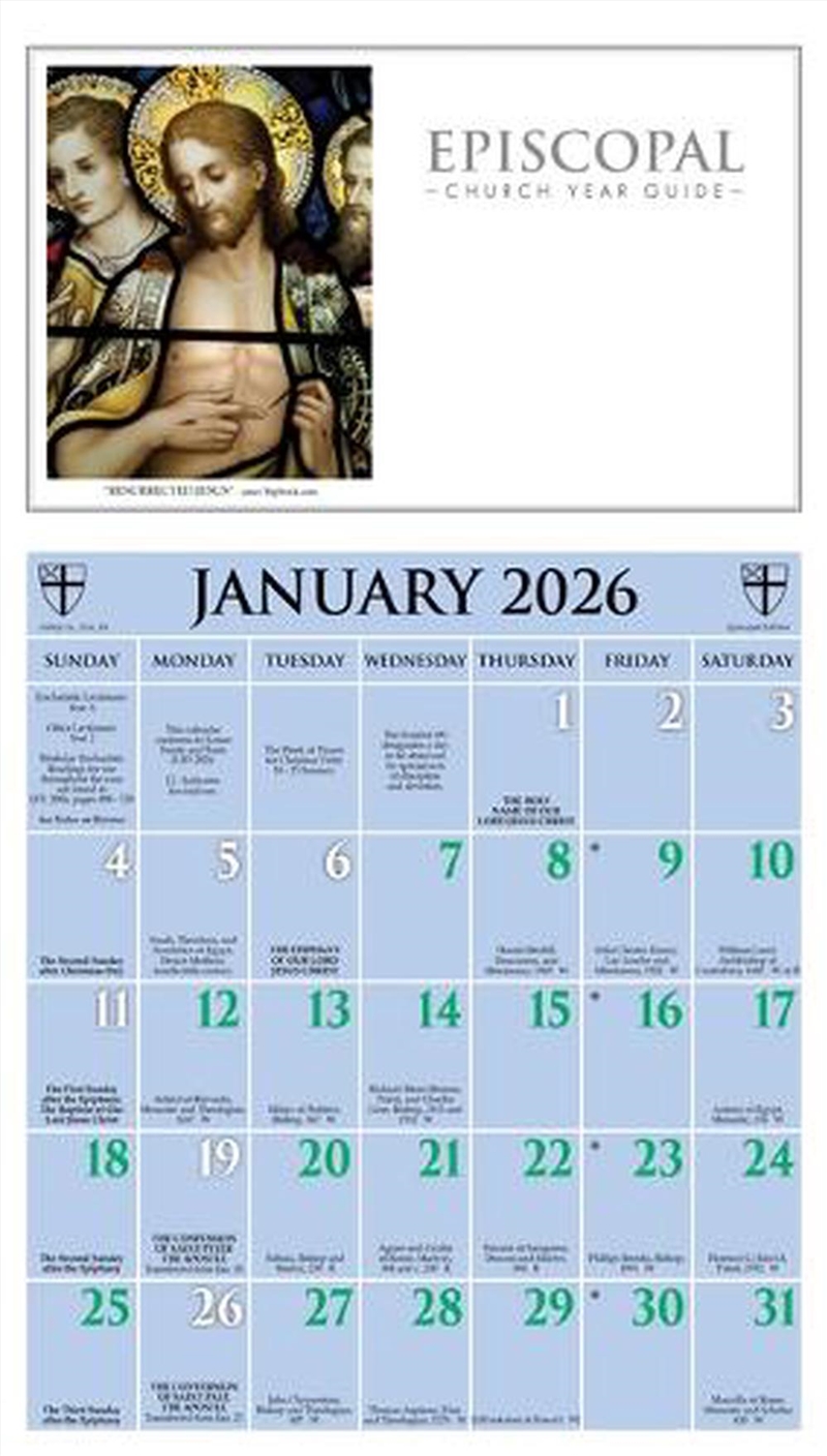 2026 Episcopal Church Year Guide Kalendar/Product Detail/Calendars & Diaries