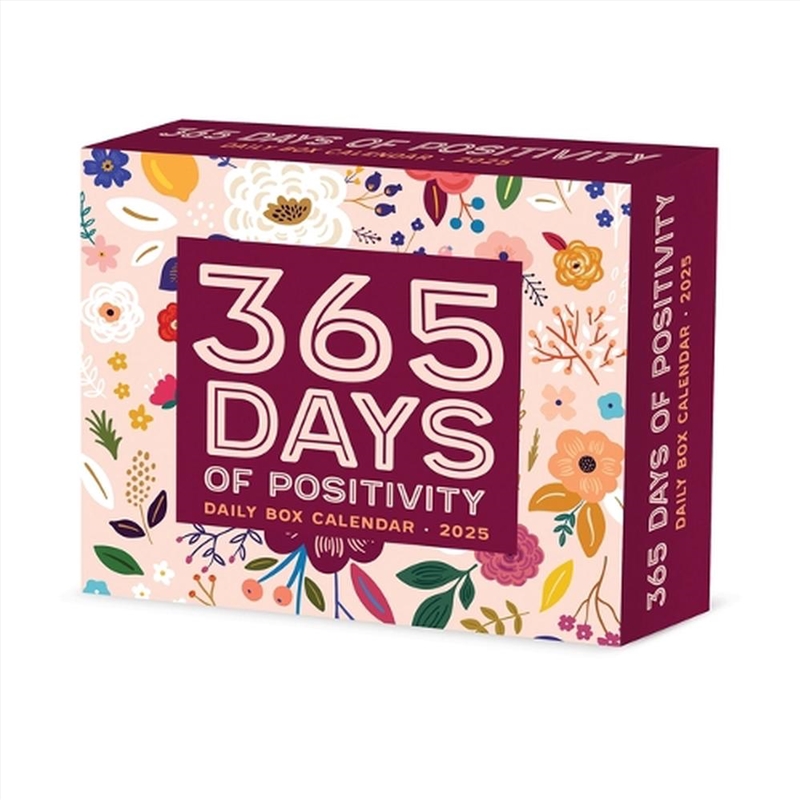 365 Days Of Positivity 2026 5.4 X 6.2 Box Calendar/Product Detail/Calendars & Diaries