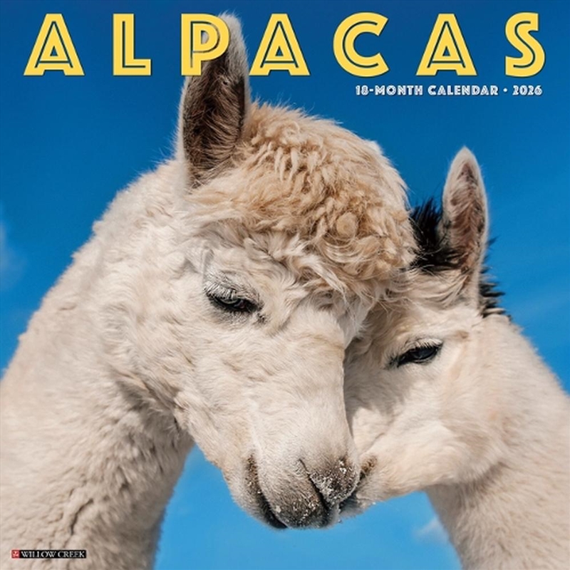 Alpacas 2026 12 X 12 Wall Calendar/Product Detail/Calendars & Diaries