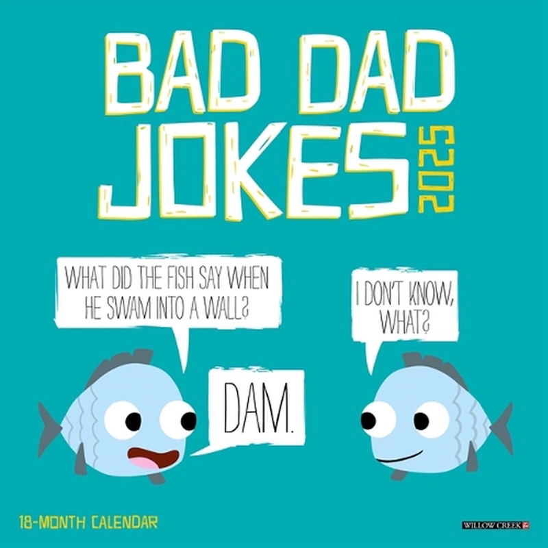 Bad Dad Jokes 2026 7 X 7 Mini Wall Calendar/Product Detail/Calendars & Diaries